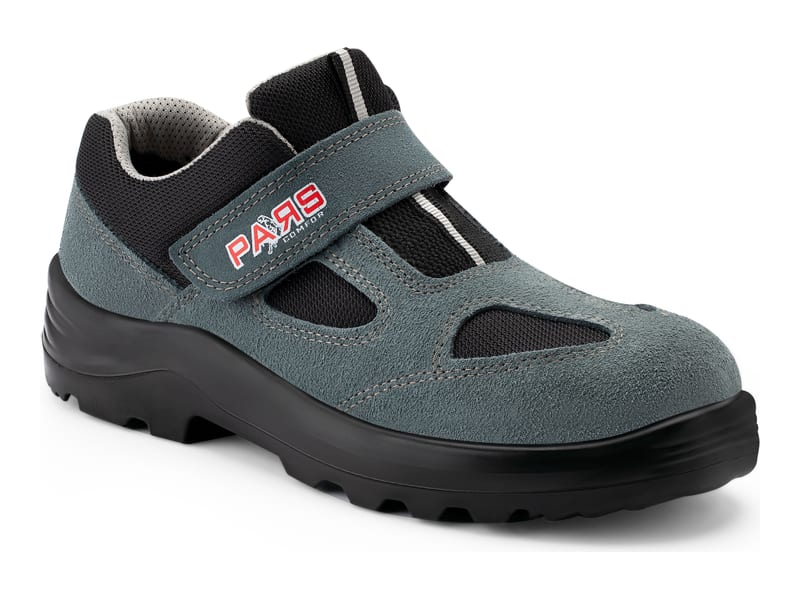 Vego HSC 114 S1 grey suede ventilated safety shoe